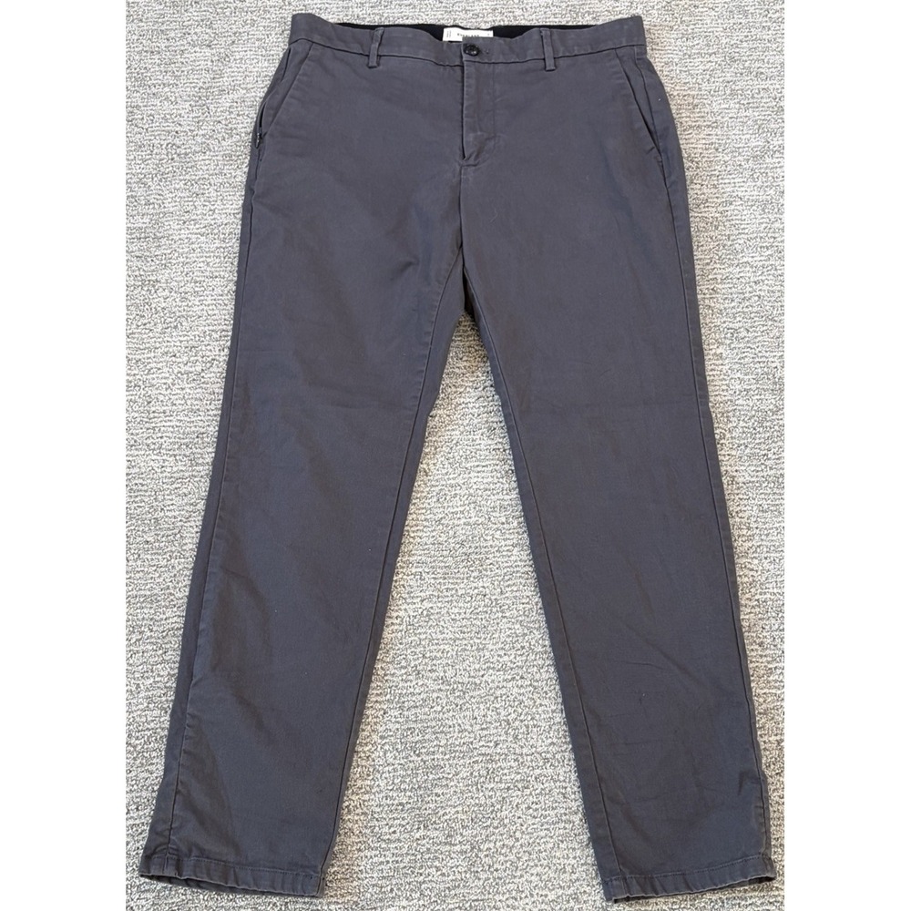Everlane Men's 33x30 Dark Gray 5 Pocket Slim Stretch‎ Cotton Pants